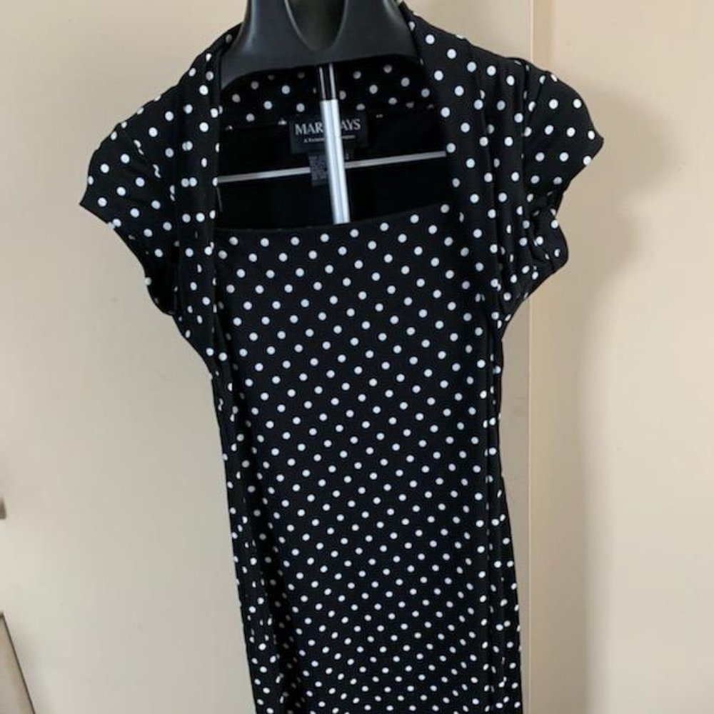 Mary Bays A Victoria Royal Polka Dot Dress - Picture 1 of 7